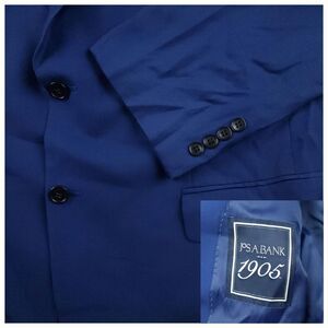 Jos A Bank 1905 Suit Mens 46R/38R Tailored Fit Wool 2 Piece Gentleman Dapper